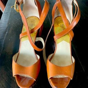Michael Kors wedge shoes -used